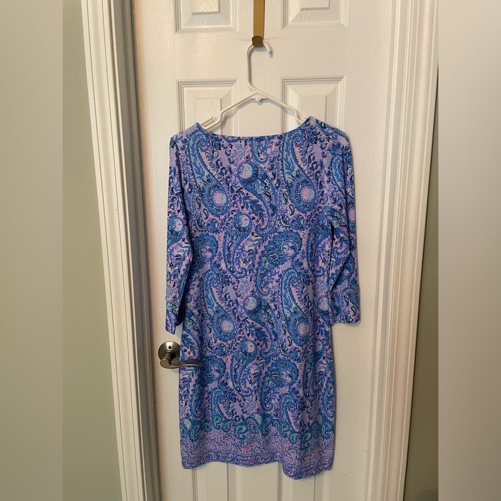 Lilly Pulitzer Sophie Dress Purple Iris UPF 50+ - Picture 3 of 5